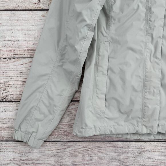 The North Face Resolve 2 Jacket Women’s XS Gray Beige Stowable Hood - Picture 4 of 11